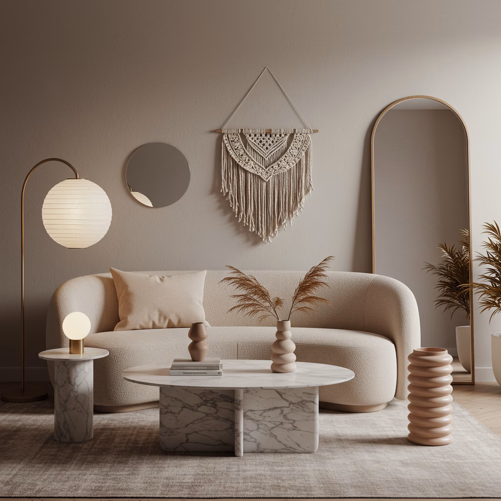 Ronde vormen in interieurdesign